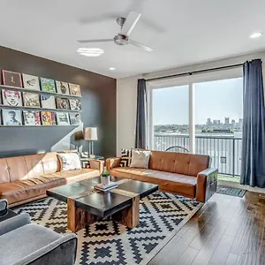 Big New And Modern With Skyline View Mural And Ping Pong Nashville